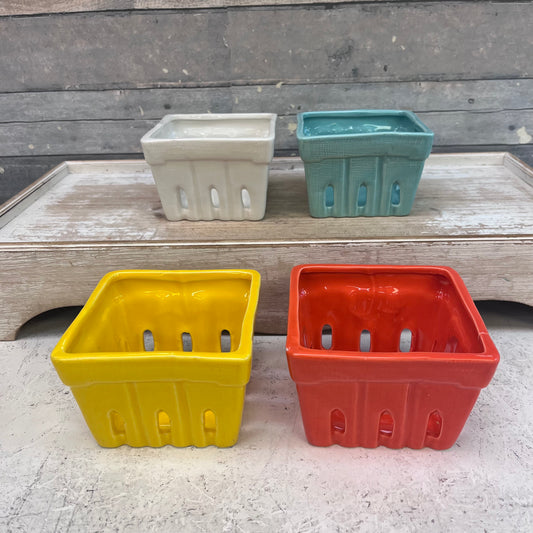 Berry Basket Snack Bowls, Set of 4