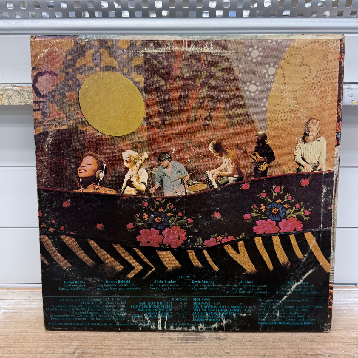 Rufus Rags to Rufus Vinyl LP 1974 - ABCX-809