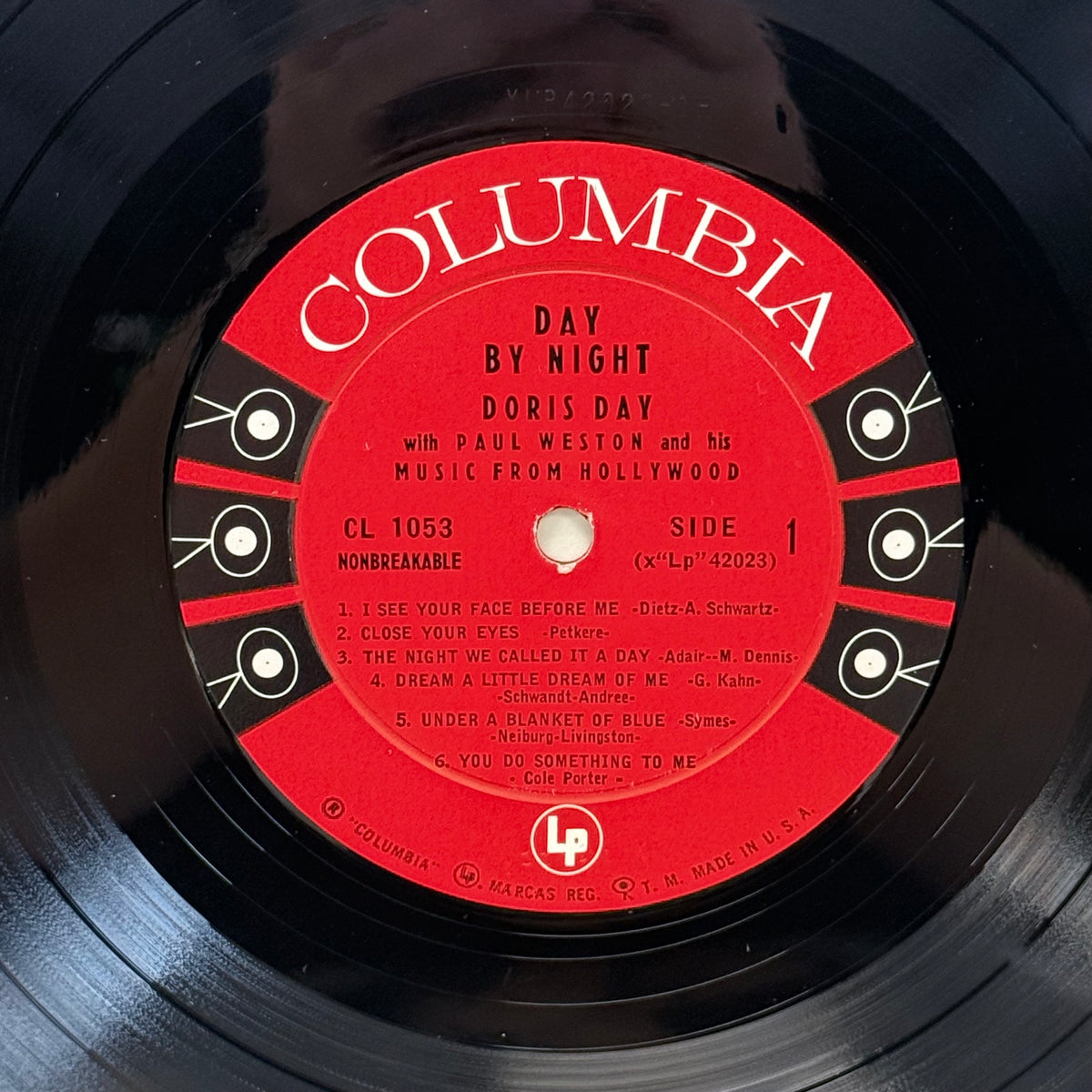 Doris Day Day by Night Vinyl LP 1957 -- CL 1053 Mono