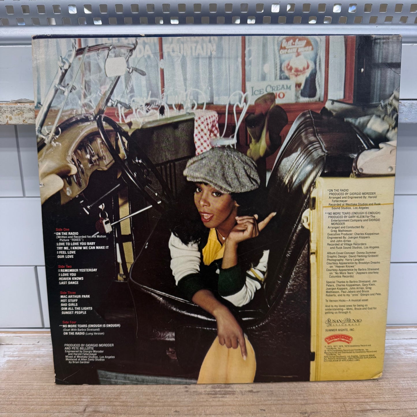 Donna Summer On the Radio Greatest Hits 2 Vinyl 1979 #NBLP-2-7191