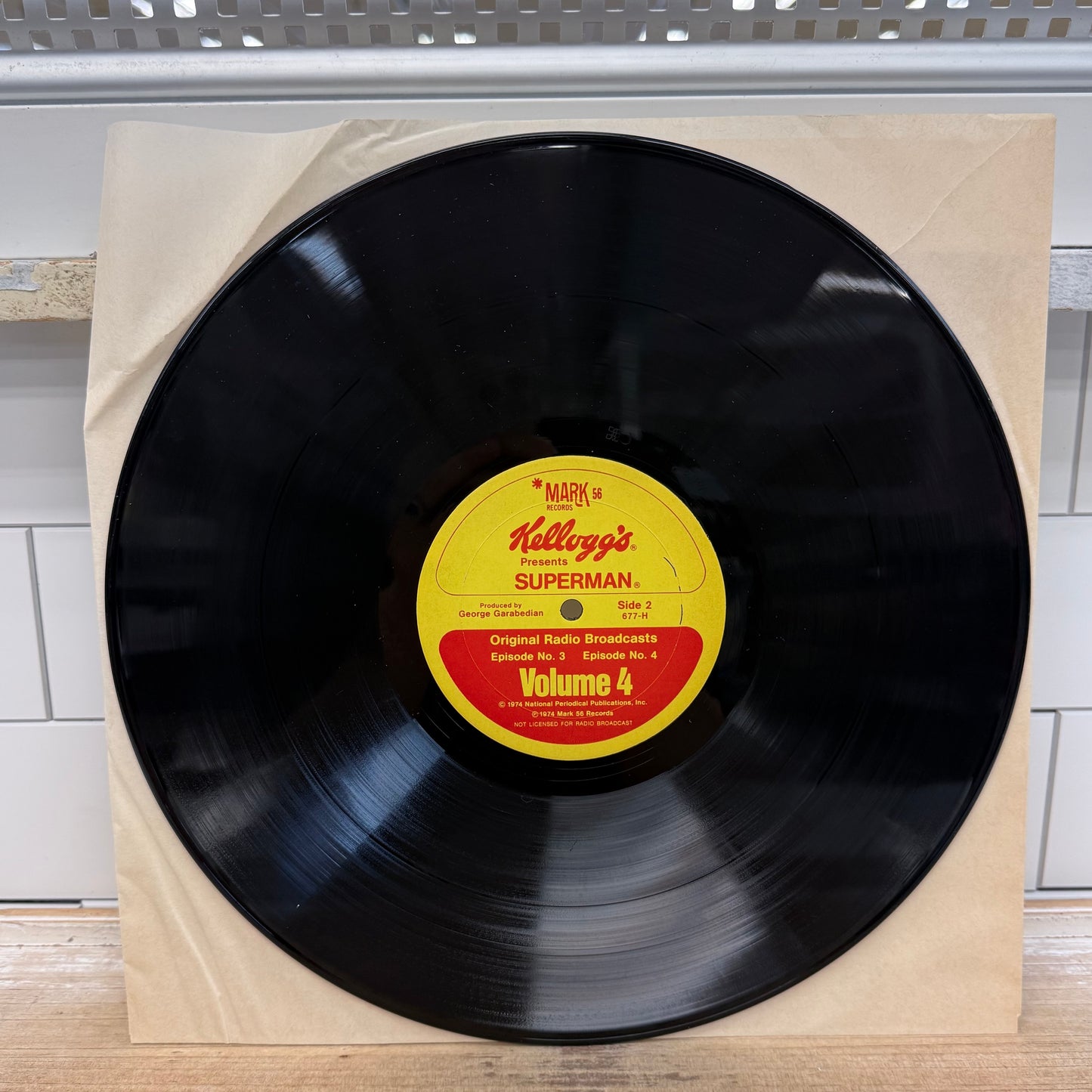 Kellogg’s Superman Radio Broadcast Vinyl Volumes 2-4 1974 #677