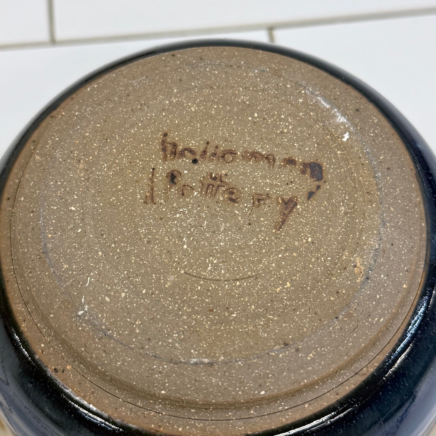Holloman Pottery Drip Glaze Lidded Stoneware Jar