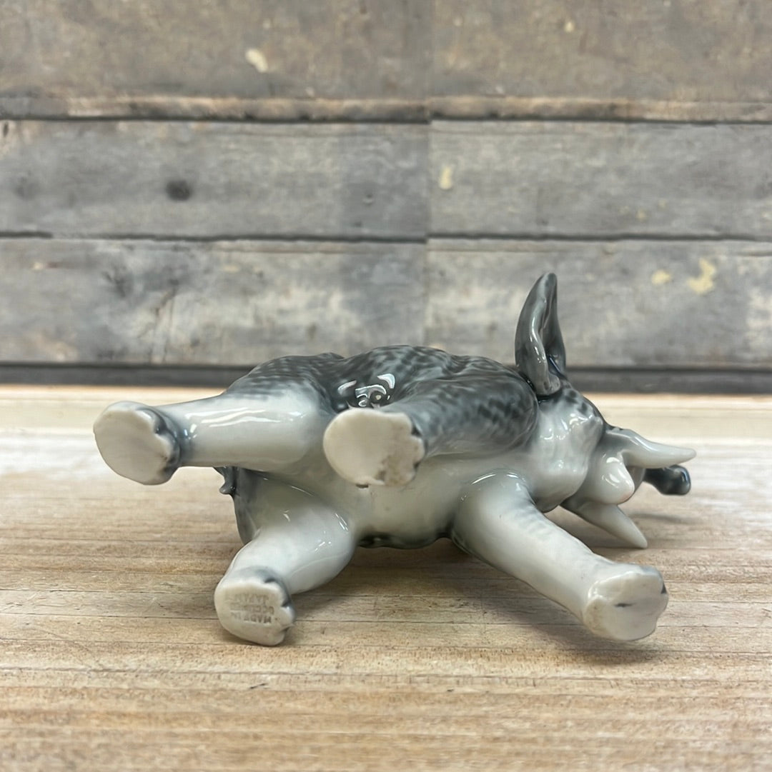 Adorable Ceramic Elephant Figurine Set, 3 Piece 1950s