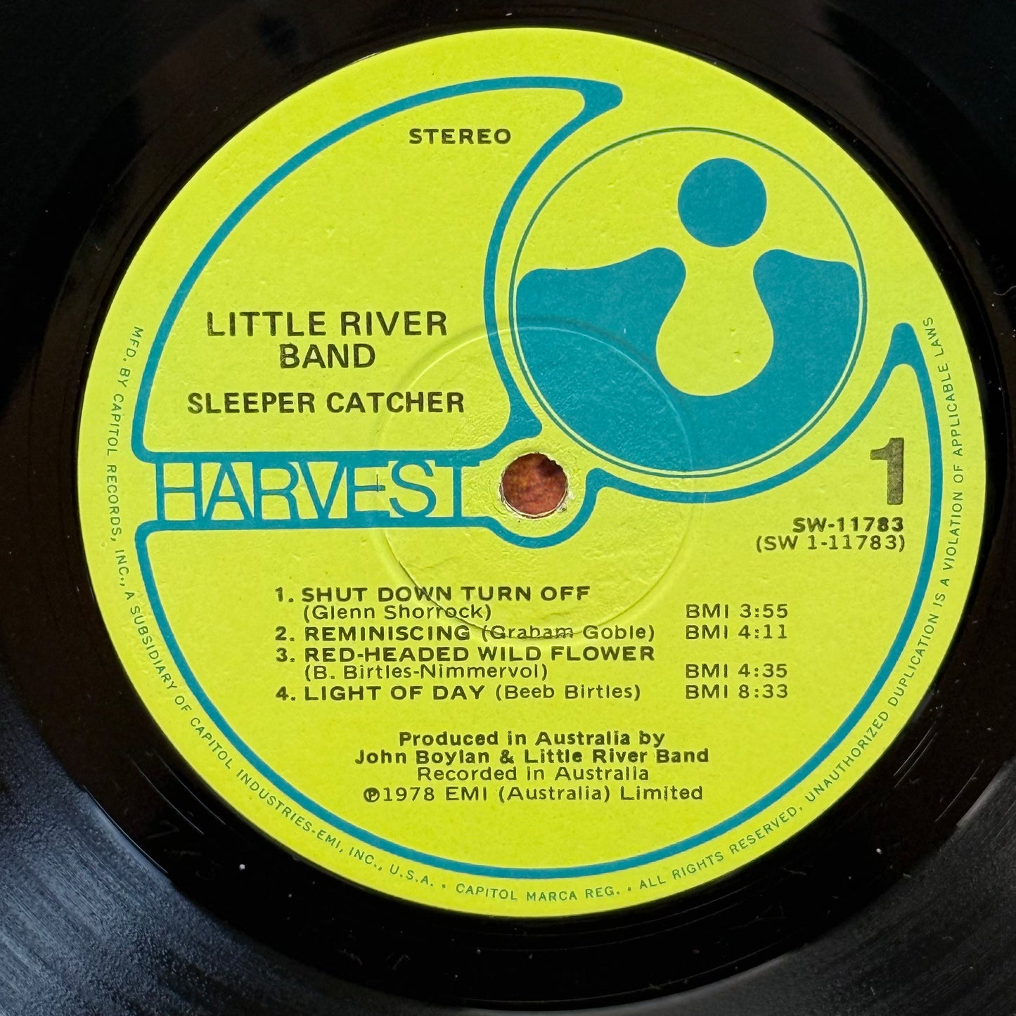 Little River Band Sleeper Catcher Vinyl Record 1978 SW-11783