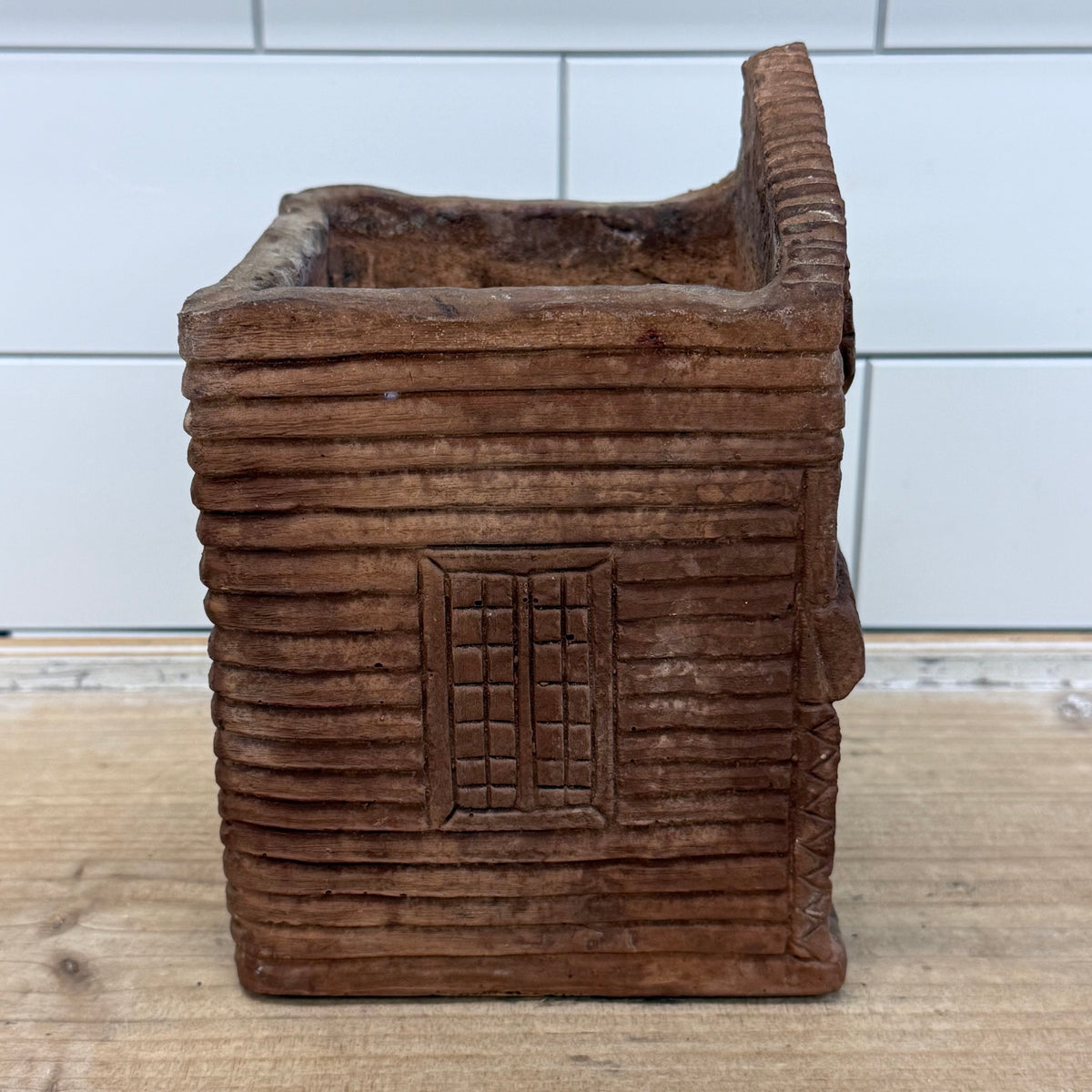 Rustic Bakery House Planter Cottage Shop Decor