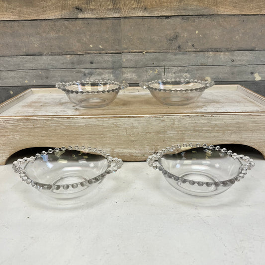 Imperial Candlewick Fruit Bowls, Set of 4