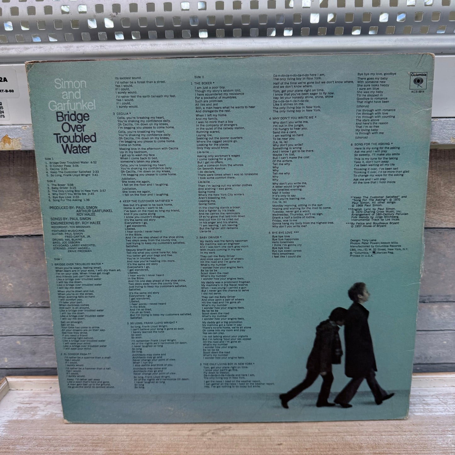 Simon and Garfunkel Bridge Over Troubled Water Vinyl Record, 1970