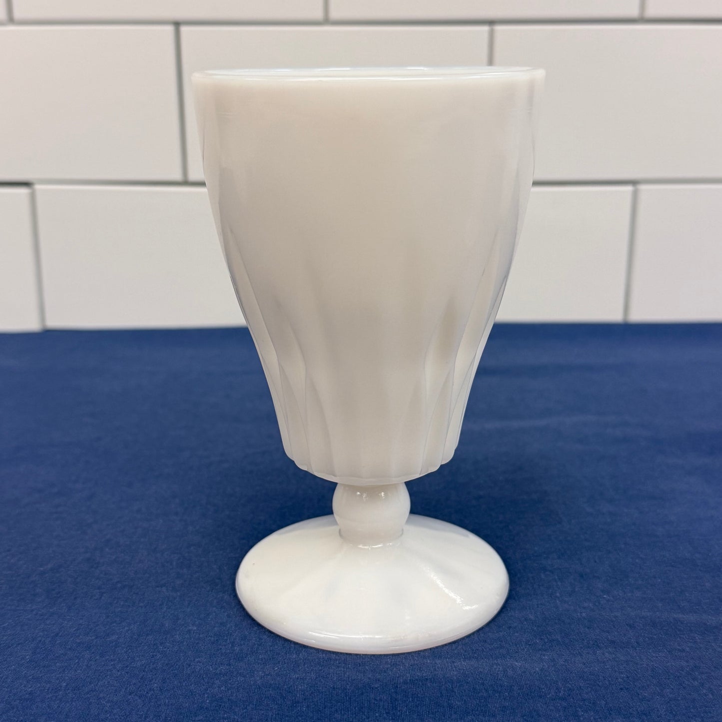 Milk Glass Drinkware Lot McKee Anchor Hocking Hazel-Atlas Vintage 1960s