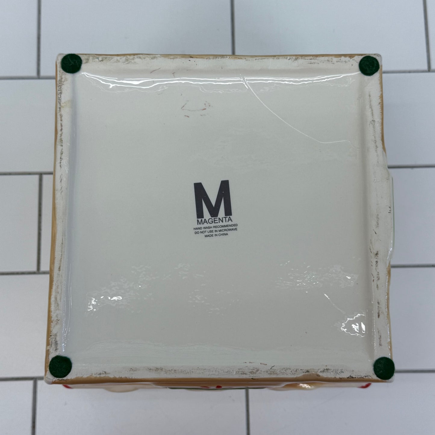 Magenta  Cookie Jar Gingerbread House, Ceramic