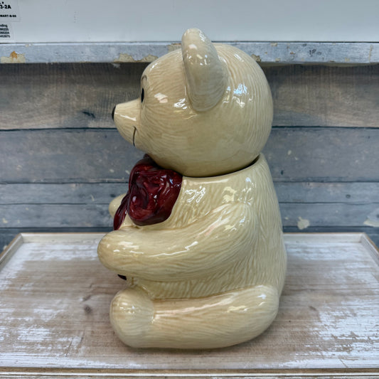 Metlox Teddy Bear Cookie Jar, 1950s