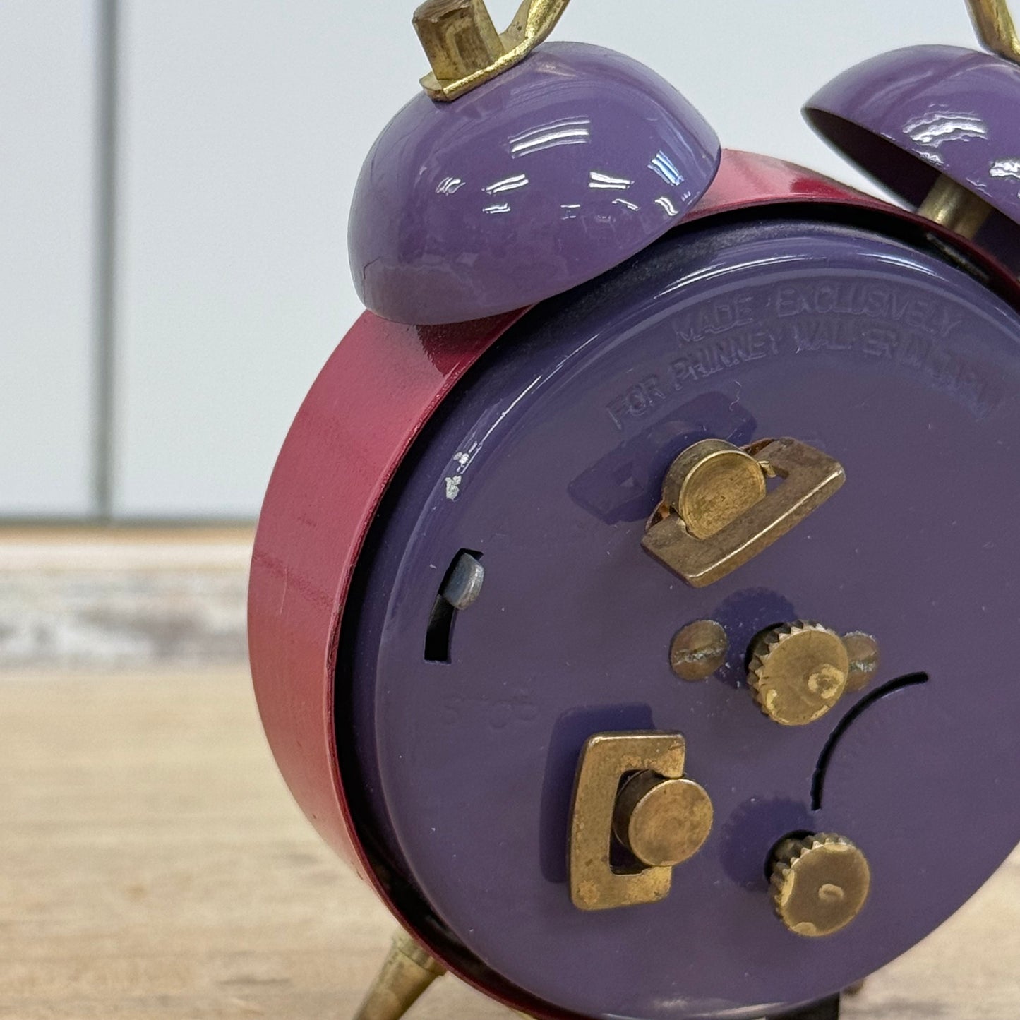 Phinney-Walker PW544 Twin Bell Mechanical Alarm Clock in Box