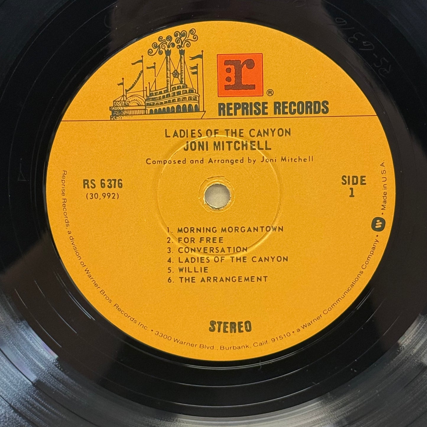 Joni Mitchell Ladies of the Canyon Vinyl Record LP 1970 #RS6376
