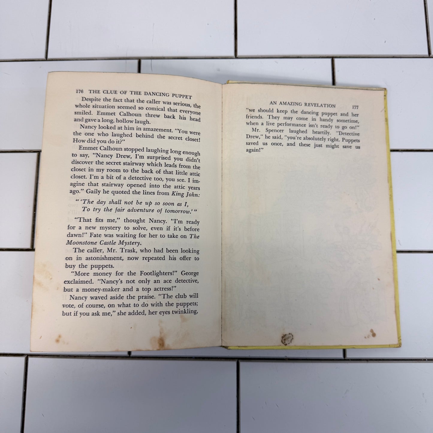 Vintage Nancy Drew Books Set of 6 By Carolyn Keene