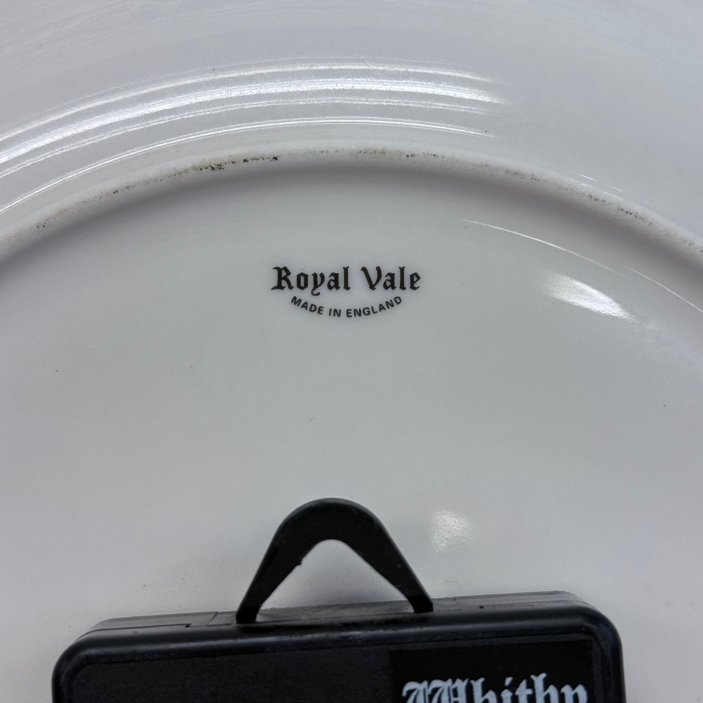 Royal Vale Pansy Porcelain Quartz Wall Clock England