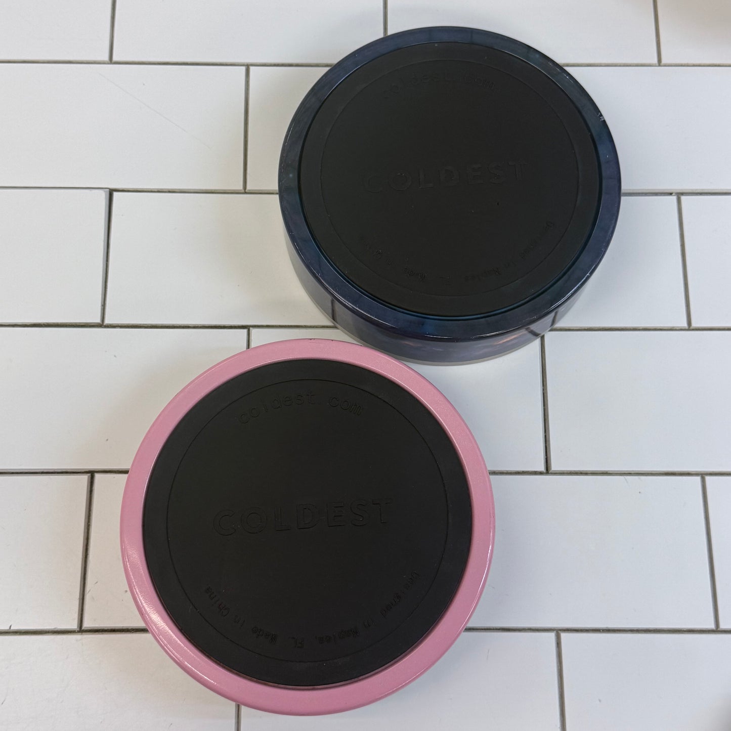 The Coldest Stainless Steel Pet Bowls Set of 2 Galaxy Pink 7”