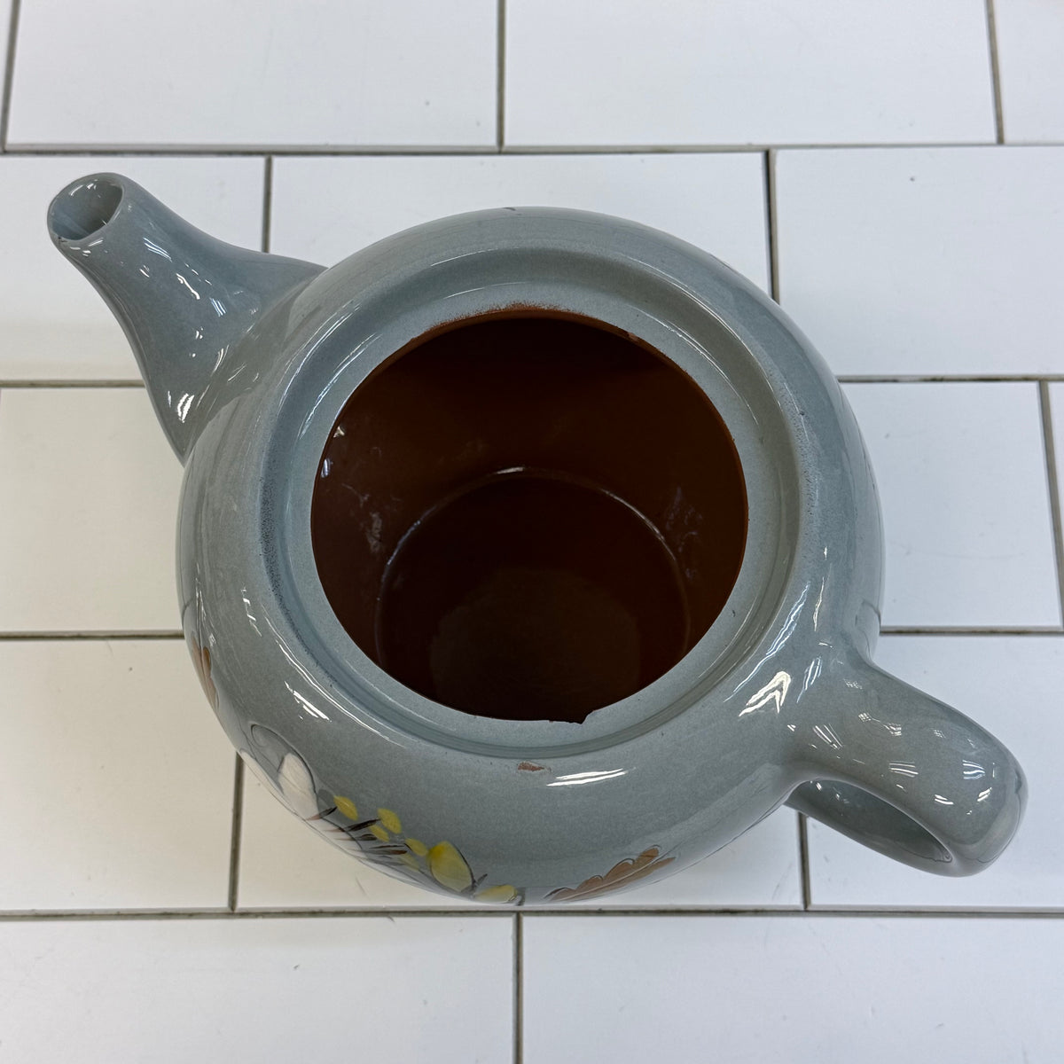 Stangl Golden Harvest Pottery Tea Pot & Cup Set