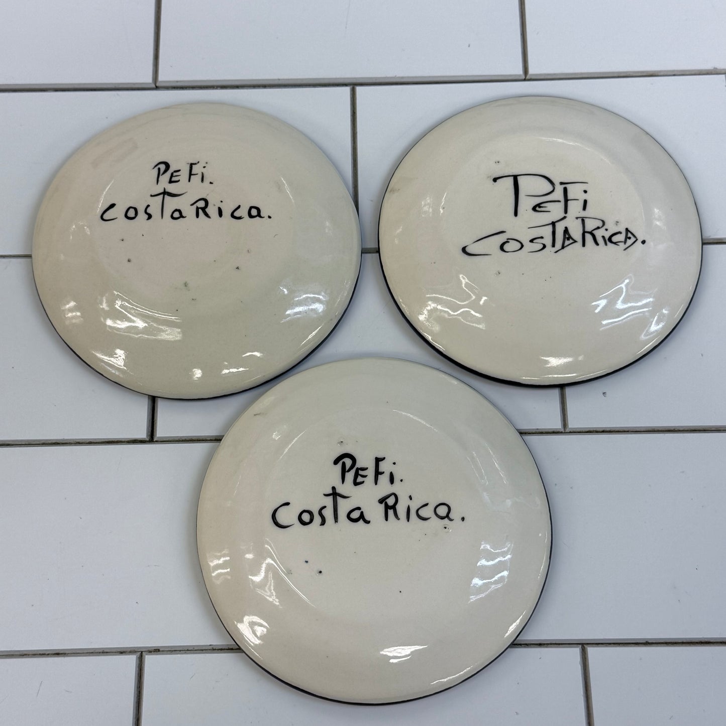 Pefi Costa Rica Signed Studio Art Pottery Selection