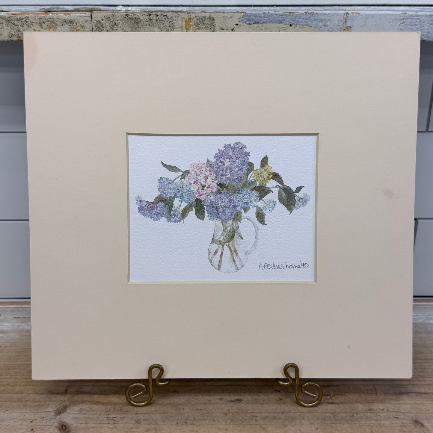 Penny Silverthorne Art Floral Watercolor Prints Set of 3 Signed 1988-92