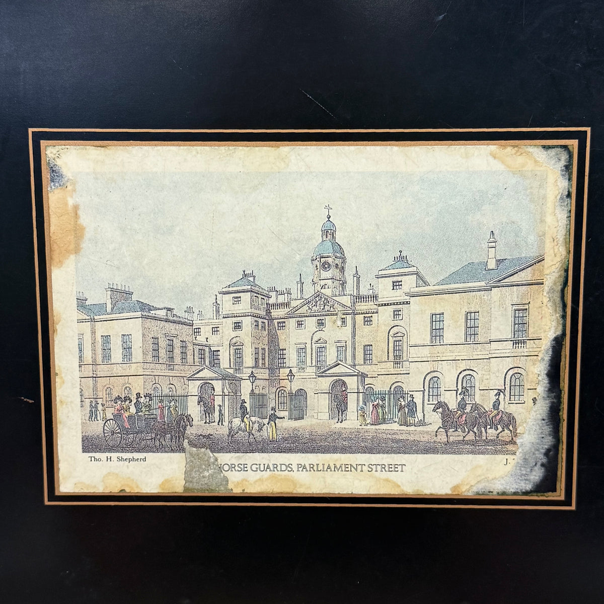 Vintage London Landmark Prints Buckingham Palace Set of 4