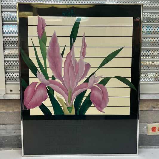 Ed Cota Discovery Galleries Floral Exhibition Poster