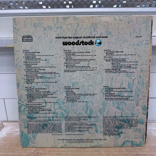 Woodstock Original Soundtrack Triple Vinyl Record Set 1970
