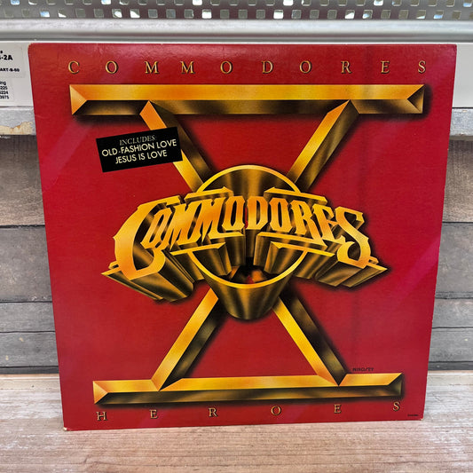 Commodores Heroes Vinyl Record, 1980