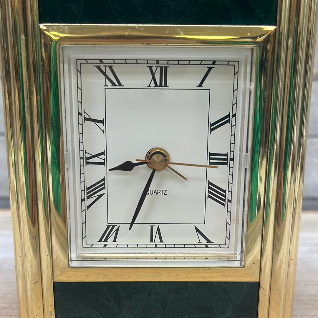 Decorative Brass Desk Clock