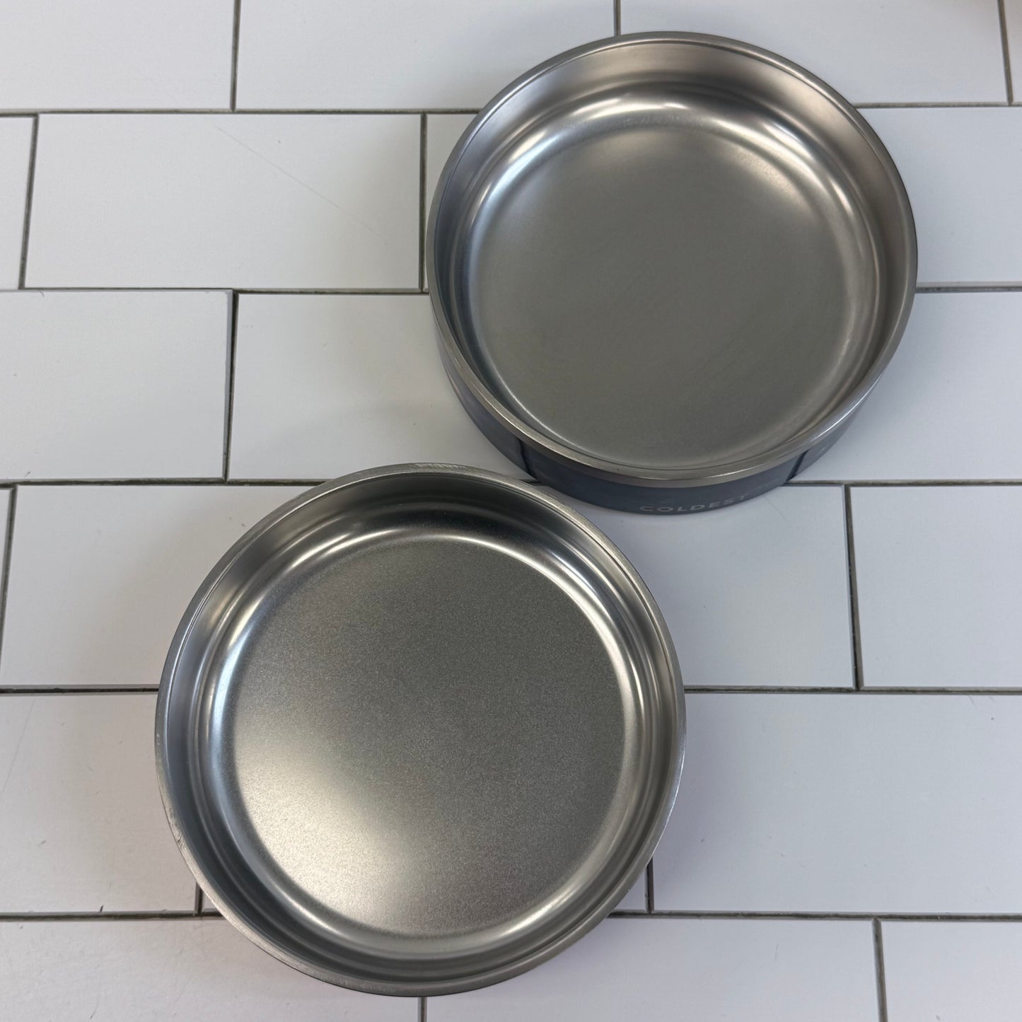 The Coldest Stainless Steel Pet Bowls Set of 2 Galaxy Pink 7”