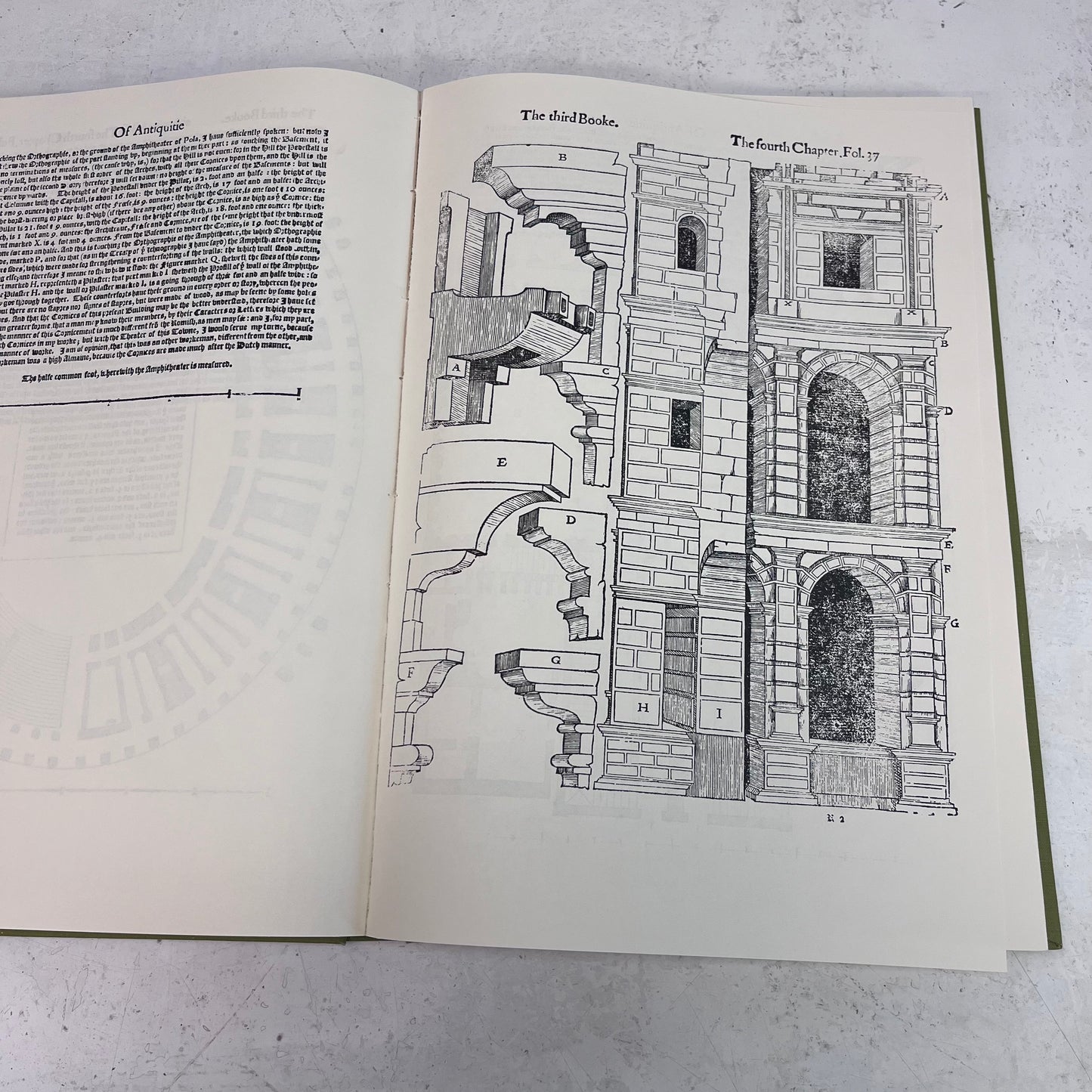 Arno Press Sebastiano Serlio The Book of Architecture, 1980 Ed.