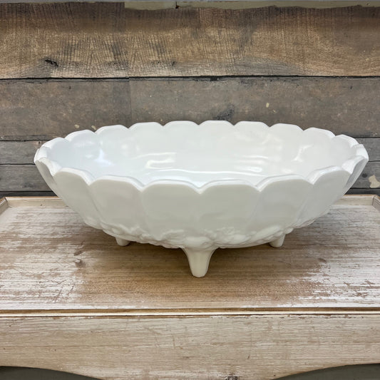 Indiana Milk Glass Centerpiece Bowl