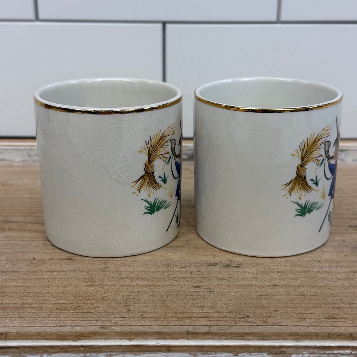 Arklow Little Boy Blue Child’s Dinnerware Set Ireland 1960s