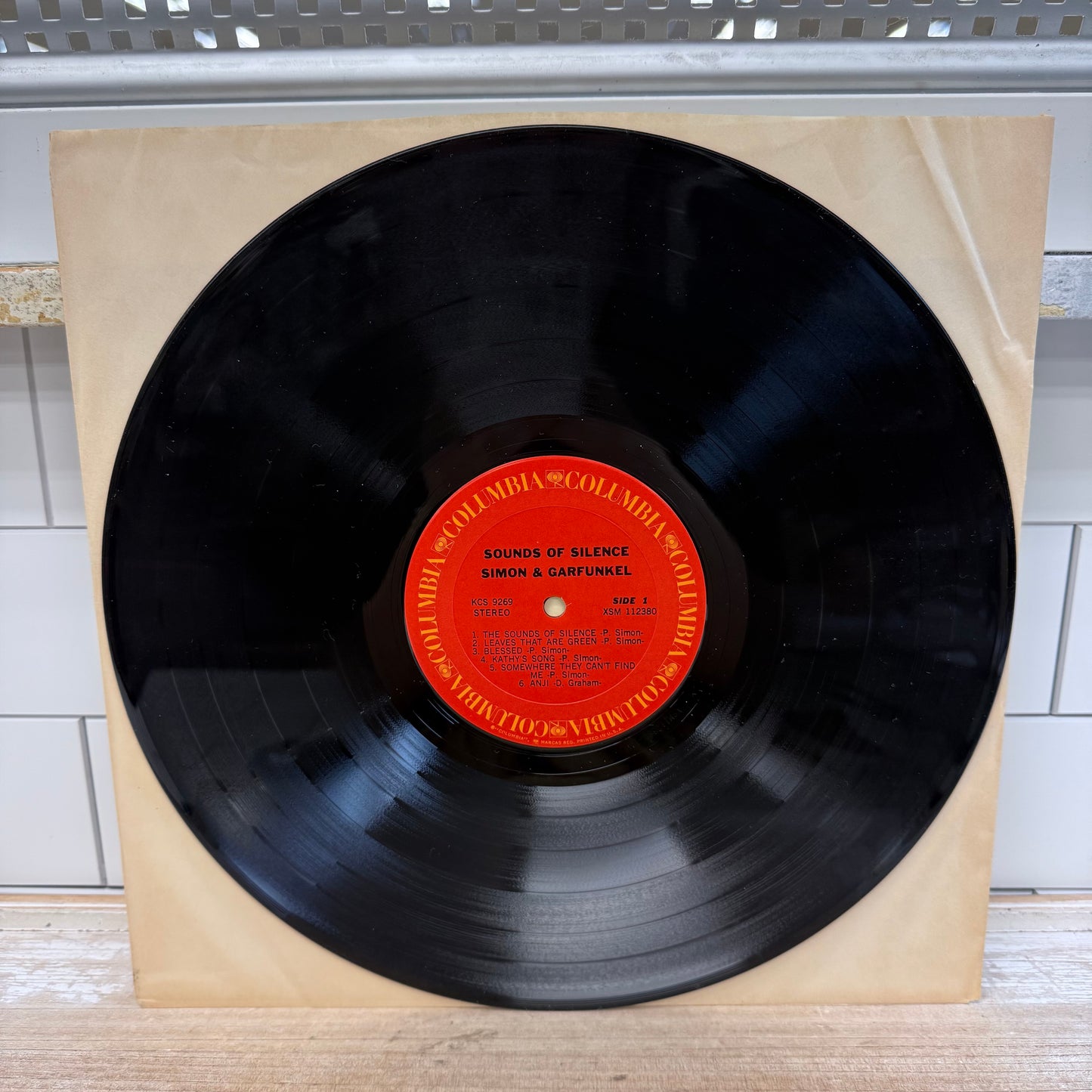 Simon & Garfunkel Sounds of Silence Vinyl Record, 1966