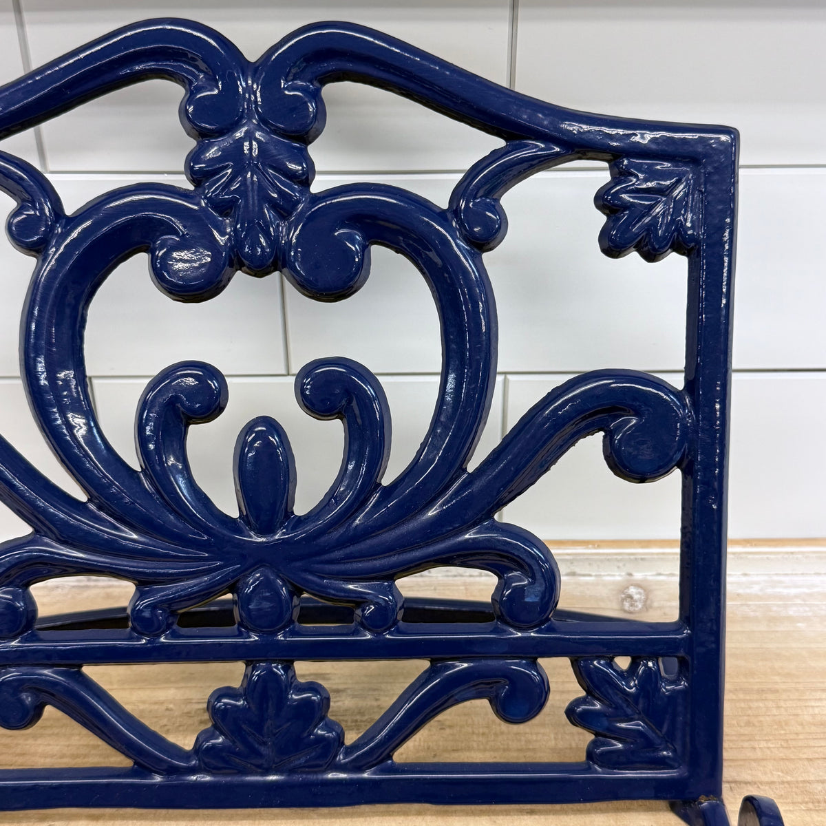Ornate Cast Iron Cookbook Stand