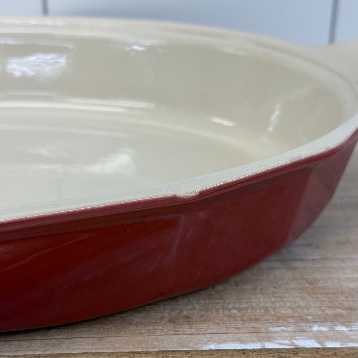 Emile Henry Williams-Sonoma Red Oval Ceramic Baking Dish