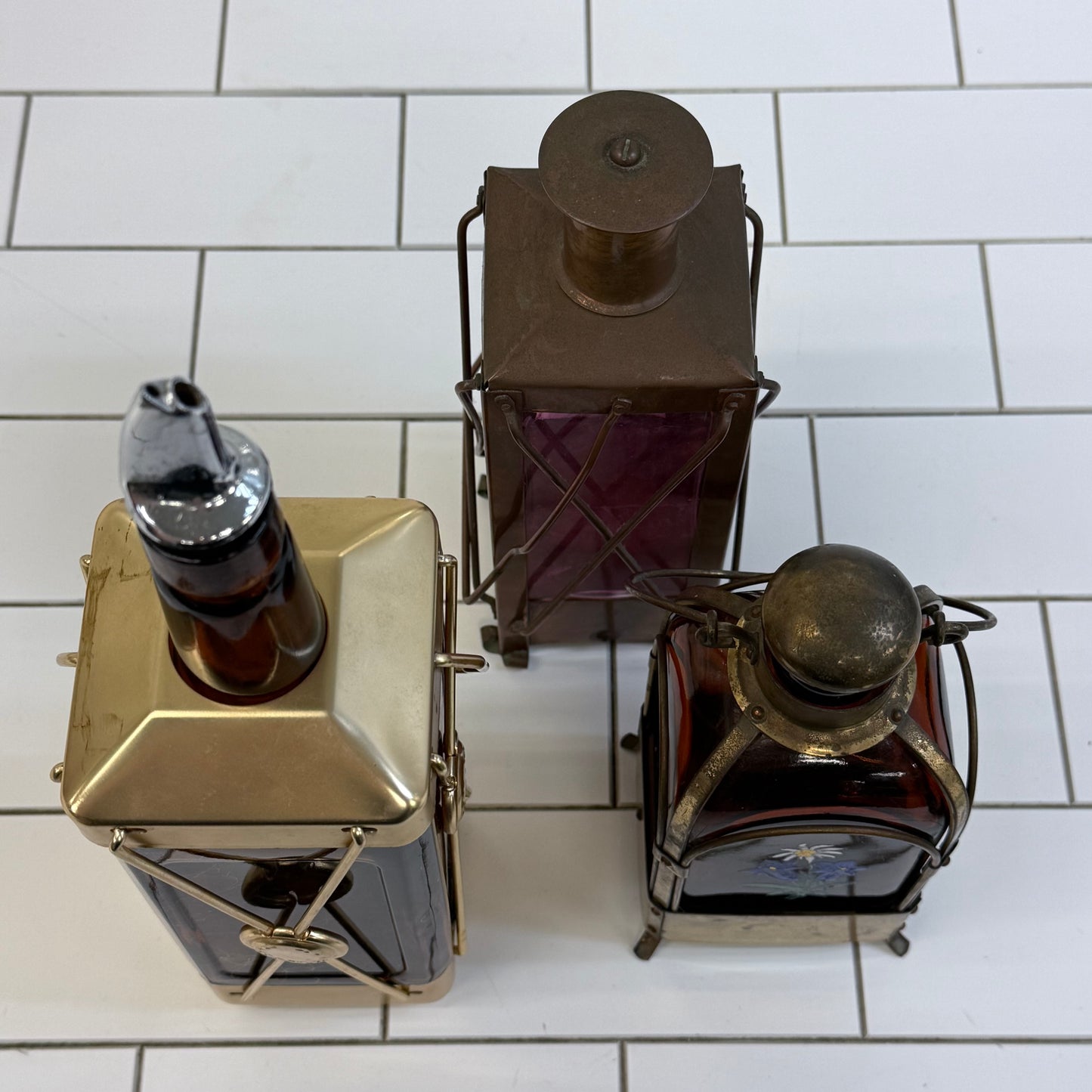 Vintage Musical Lantern Bottle Selection