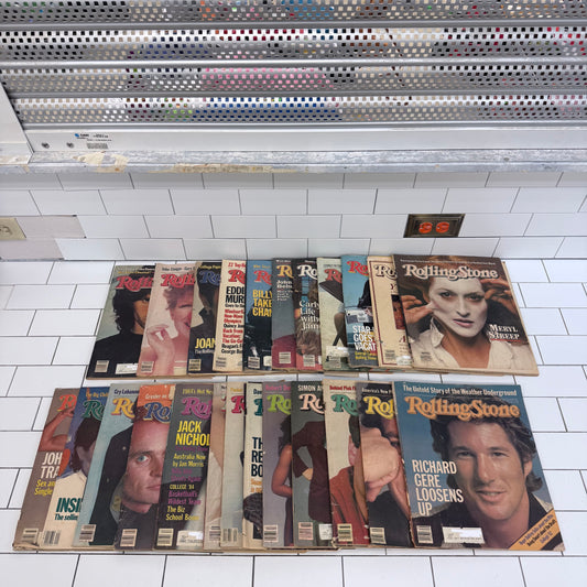 Rolling Stone Magazines Lot of 24 Vintage Issues 1981-1984