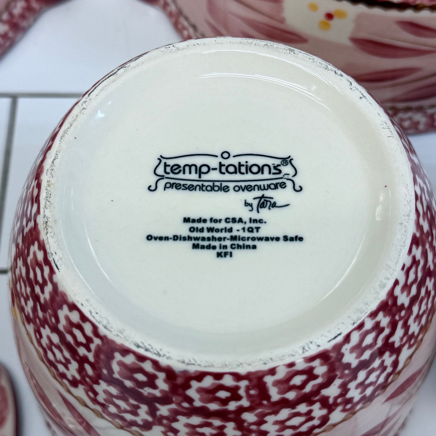 Temp-tations Old World Bakeware Set with Caddies