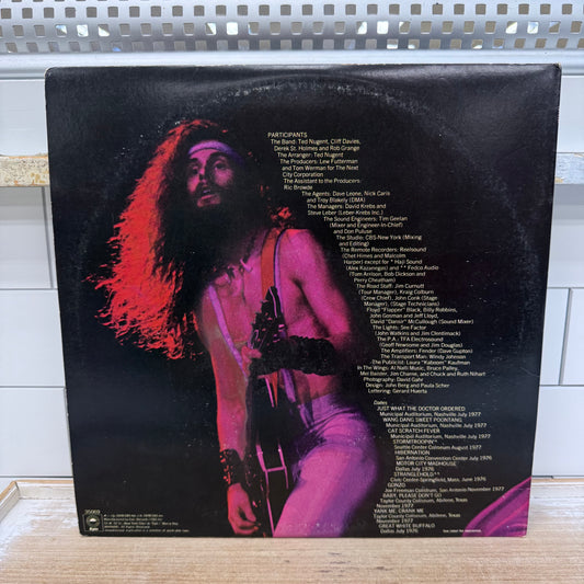 Ted Nugent Live Gonzo 1978 Double Vinyl Record