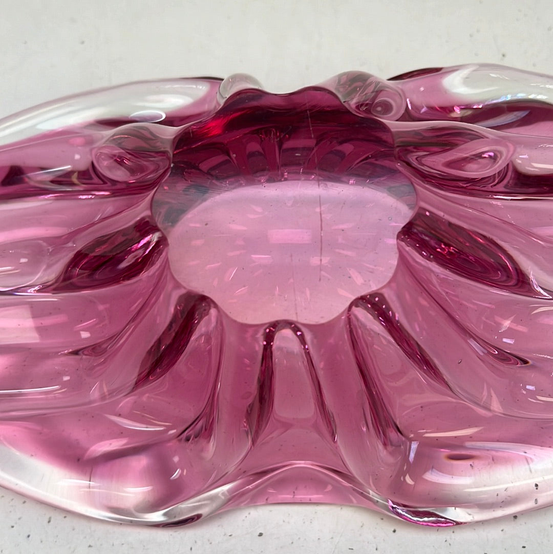 Mid-Century Murano Style Art Glass Centerpiece