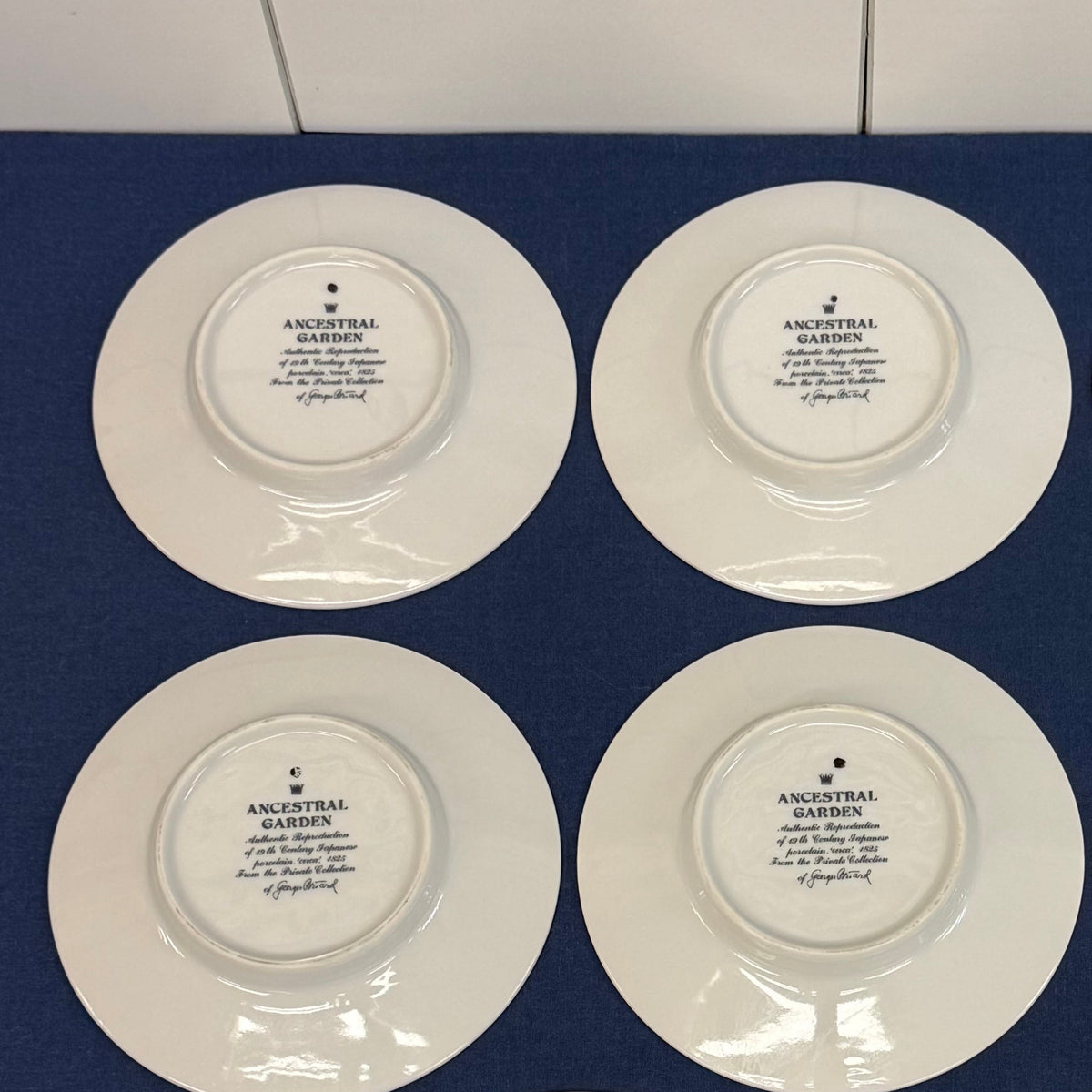 Georges Briard Ancestral Garden Cup & Saucer Service for 4