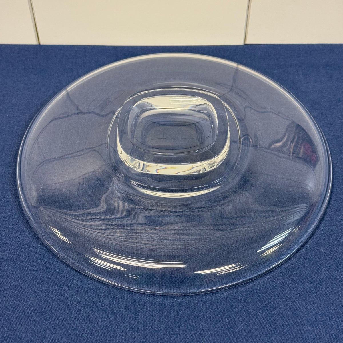 Heisey Clear Glass Bowl and Underplate Set Elegant Glass