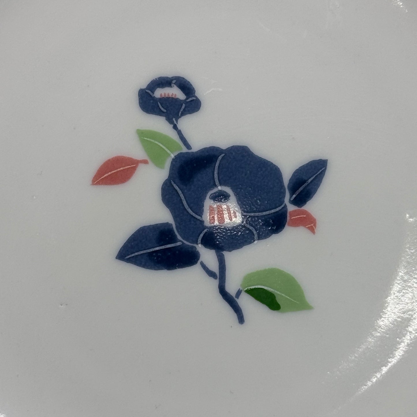 MCM Japanese Porcelain Floral Plates Set of 5
