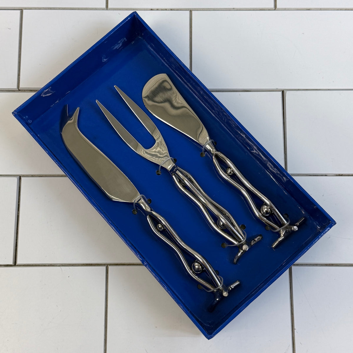 Wild Eye Designs Standing Cheese Knife Fork Spreader Set of 3