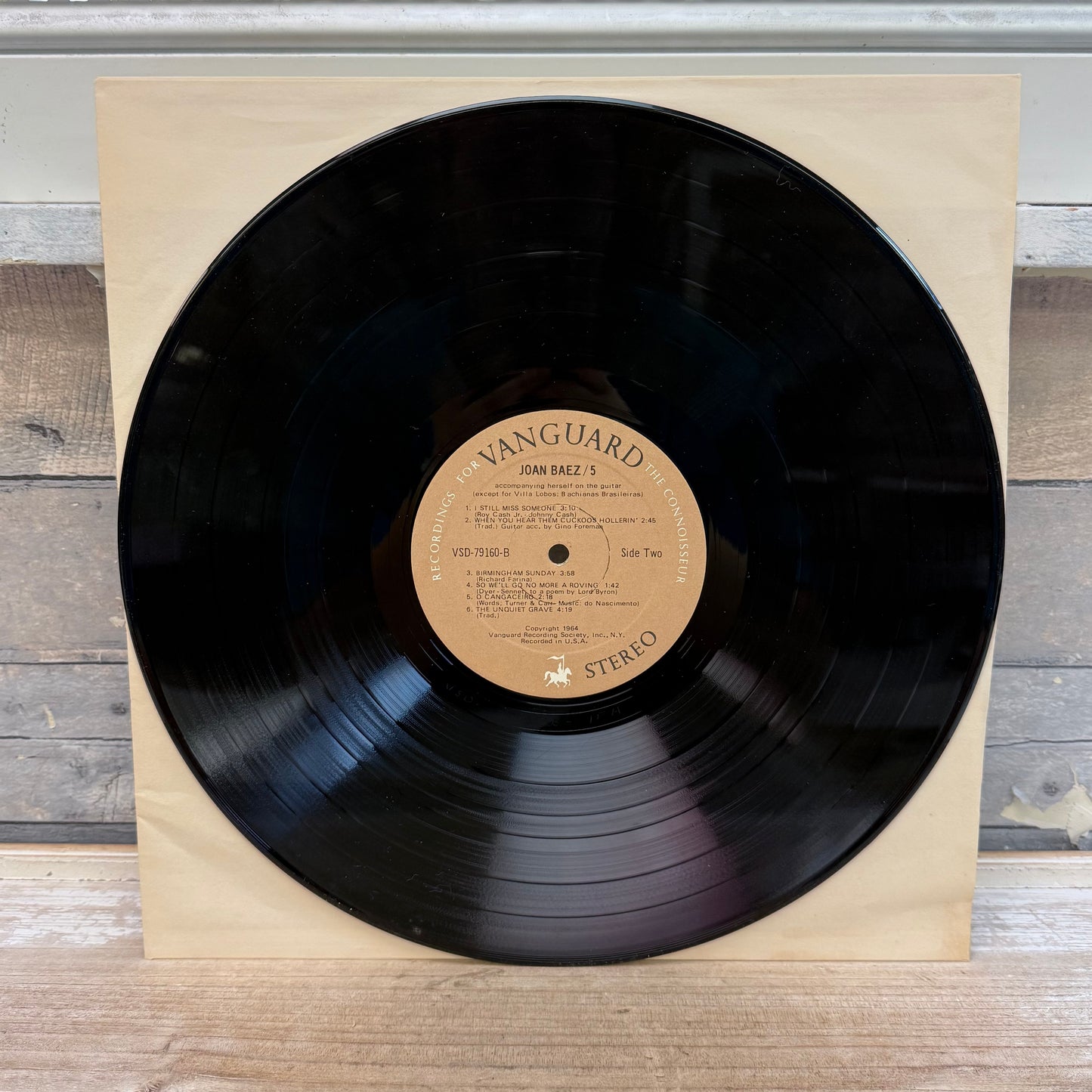 Joan Baez 5 Vinyl Record, 1964