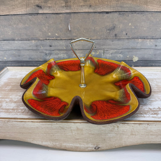 Sequoia Ware Pottery Drip Glaze Tray
