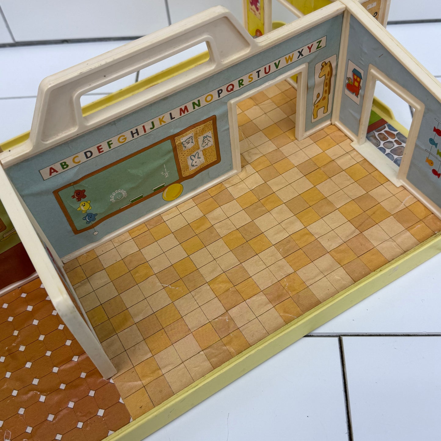 1978 Fisher Price Little People Nursery School Lot