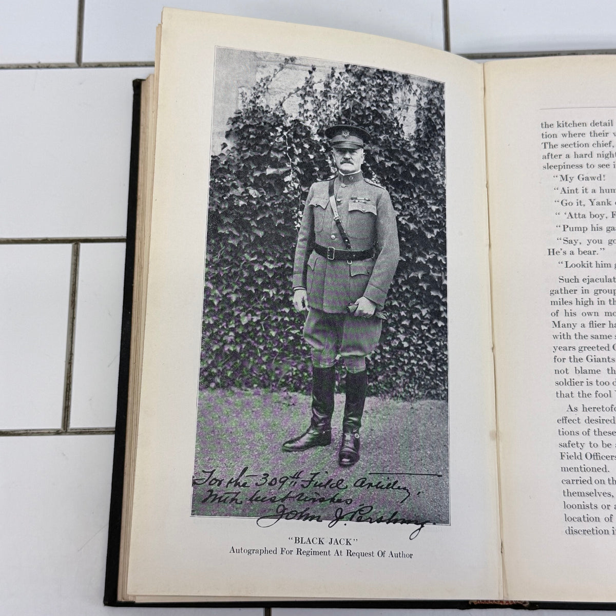 Memories of the 309th Field Artillery WWI Book 1920