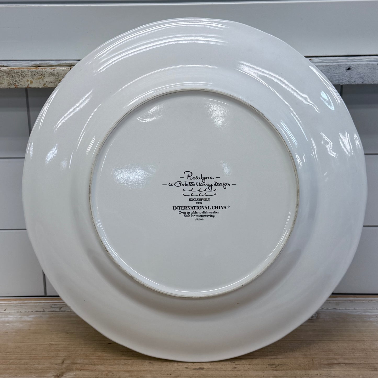 International China Rosalynn Carlton Varney Floral Platter 1980s
