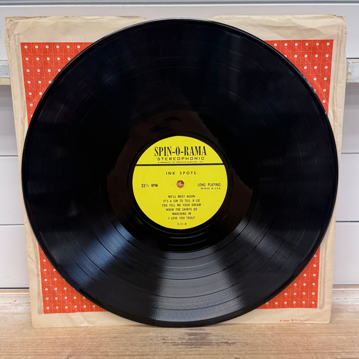 The Ink Spots at Las Vegas Vinyl Record, 1961 - S-51