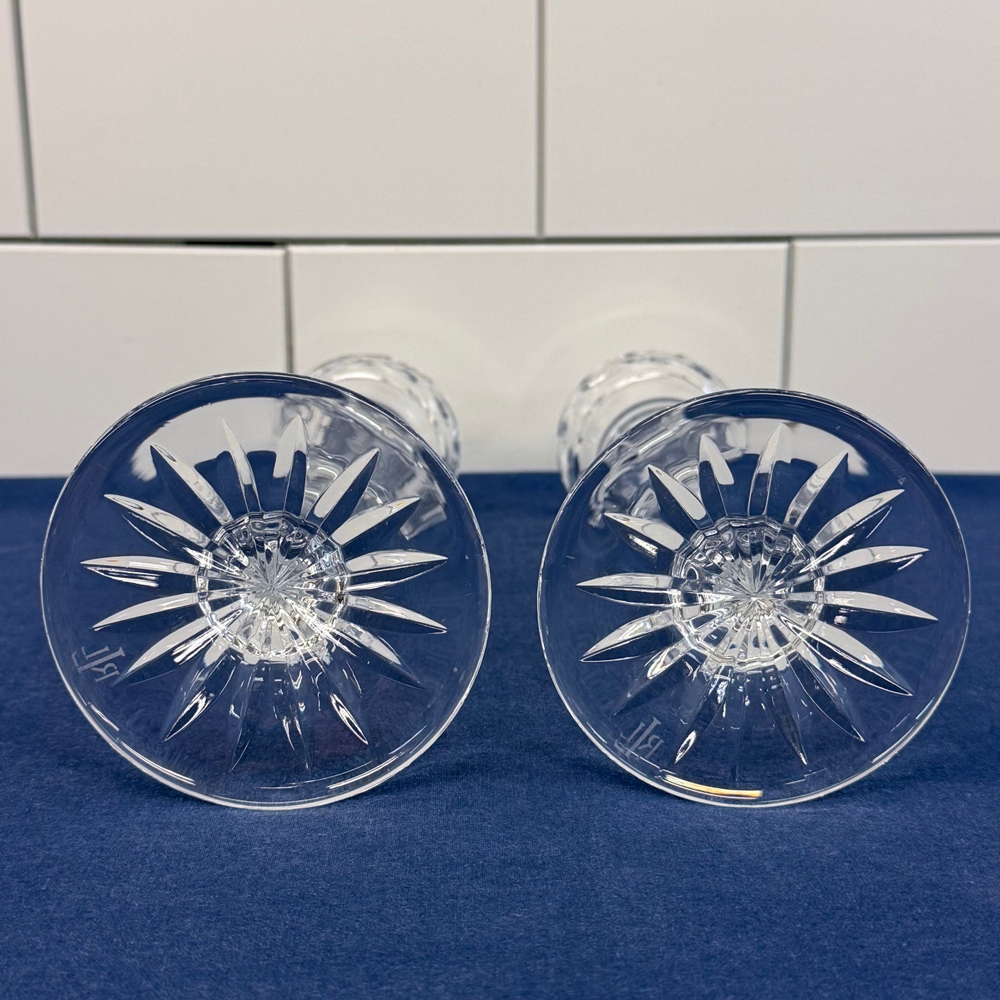 Ralph Lauren Crystal Candle Holders Set of 2
